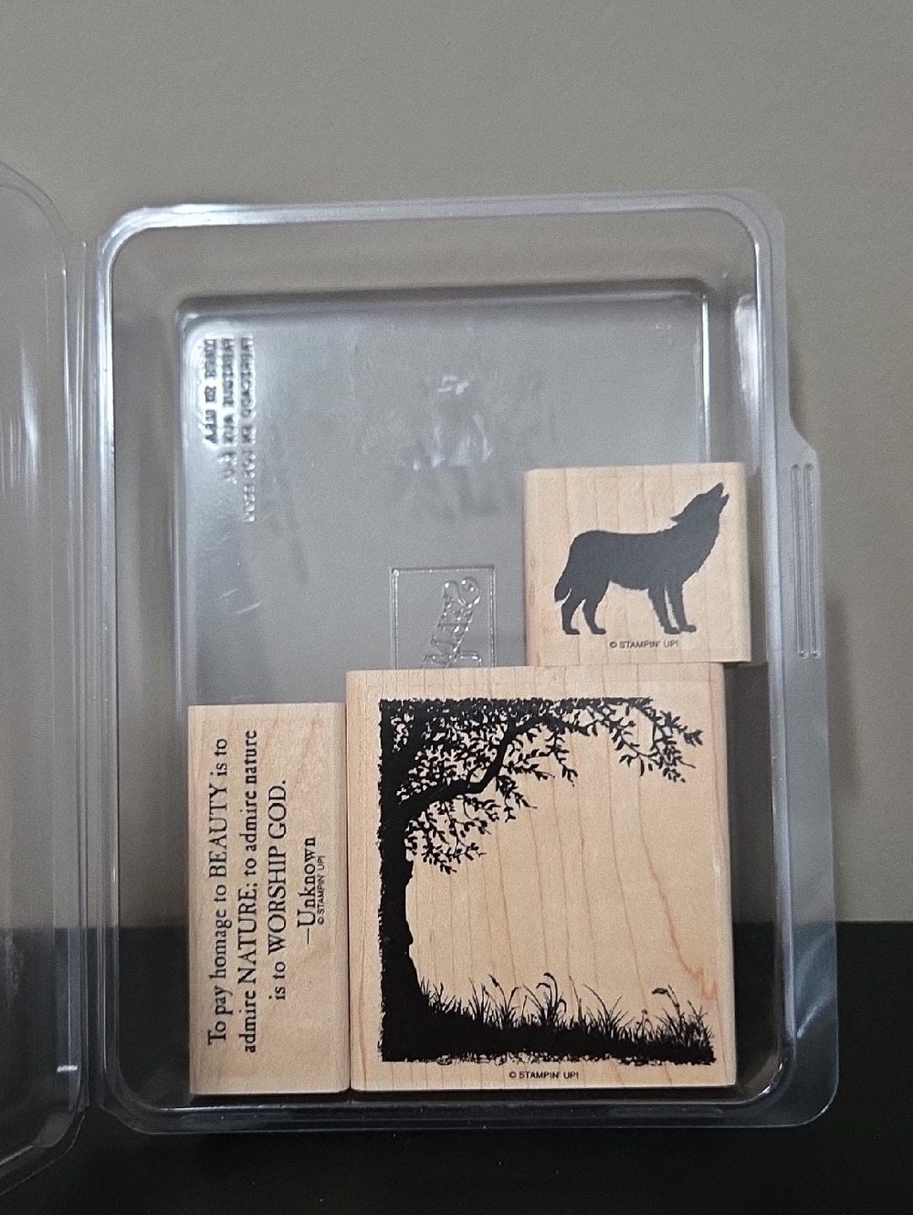 Nature Silhouettes Rubber Stampin Up Set Missing 1